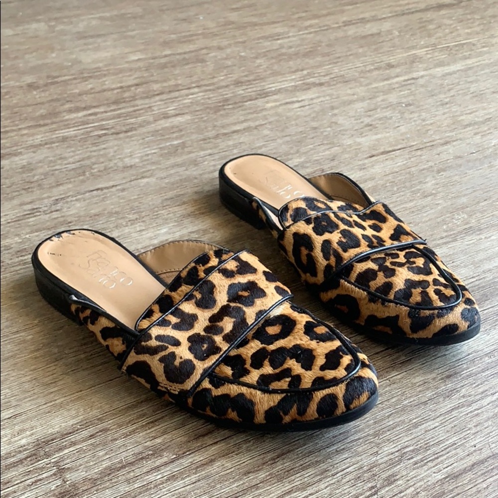 Cheetah Print Slip Ons - Size 7